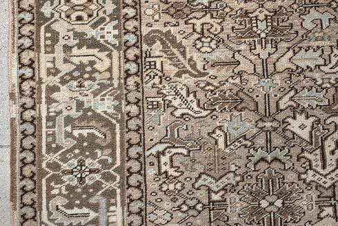 Antique Heriz Area Rug (7' x 8')